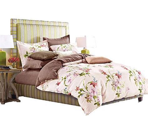 Swanson Beddings Magnolia Reversible Floral Print 3 Piece 100 Cotton