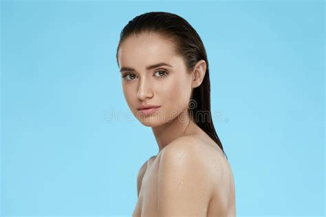 Skin Beauty Beautiful Woman With Healthy Body And Face Skin Stock
