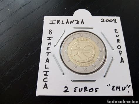 Moneda 2 Euros Irlanda Año 2009 Emu Mbc Encarto Buy Coins Ecus And