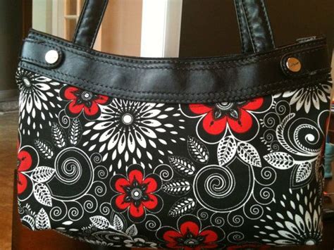 Black Red And White All Over Thirty One Purse Cover Etsy Thirty One