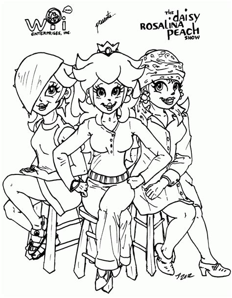 Click the baby princess peach coloring pages to view printable version or color it online (compatible with ipad and android tablets). Free Rosalina Peach And Daisy Coloring Pages, Download ...