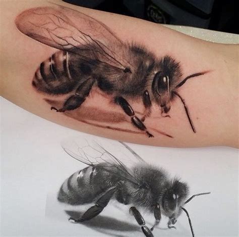 Realistic Bee Tattoos Can Be Surprisingly Special