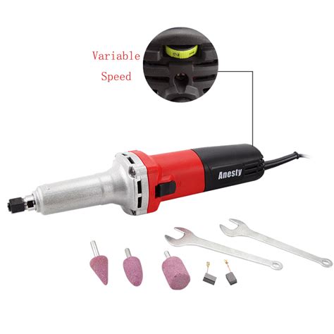 750w Electric Straight Die Grinder Handheld Variable Speed Grinding