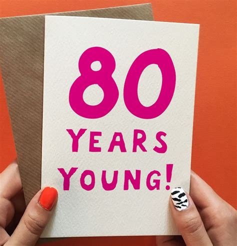 80th Birthday Card Funny 80th Card 80th Card 80th Birthday Etsy