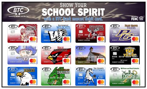 Now, personalizing your own debit card comes handy. School Mascot Fundraising Debit Cards | BTC Bank - MO & Iowa