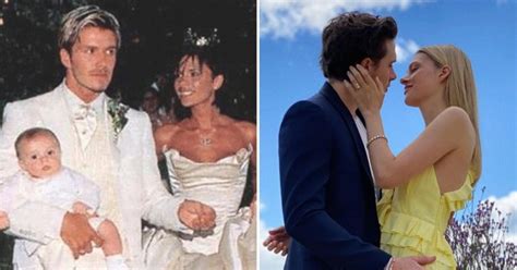 Victoria And David Beckhams Iconic Wedding As Brooklyn Gets Engaged