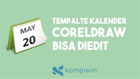 Jual Template Kalender 2024 Coreldraw Bisa Ganti Warn