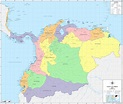 Gran Colombia (1826) • Map • PopulationData.net