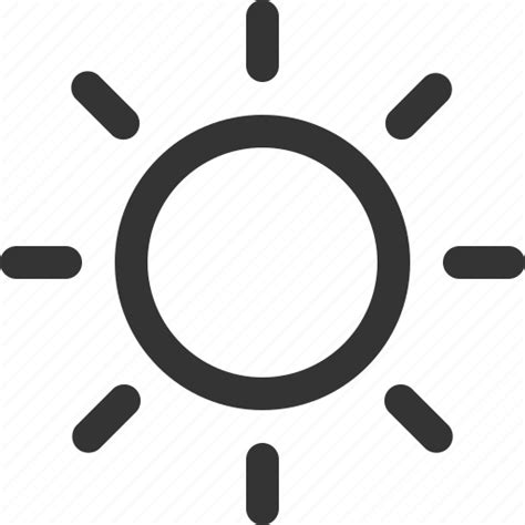 Day Forecast Sun Sunny Weather Icon Download On Iconfinder