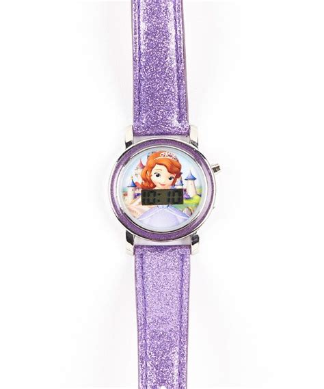 Purple Sofia The First Lcd Watch Zulily Sofia The