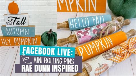 Diy Mini Rolling Pins And Fall Home Decor Youtube