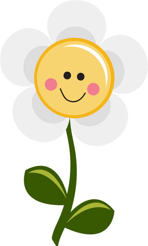 Smiley Happy Daisy Flower Clipart Full Size Clipart 934721