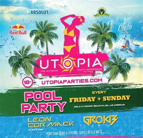 Th Of June Pool Party Ticket Utopia Utopia Parties Tenerife