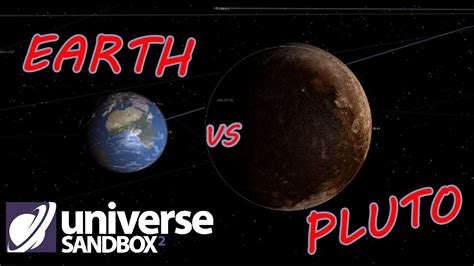 Pluto Vs Earth Youtube