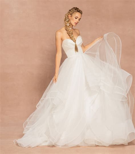 Strapless Sweetheart Neckline Ball Gown Tulle Wedding Dress Kleinfeld Bridal