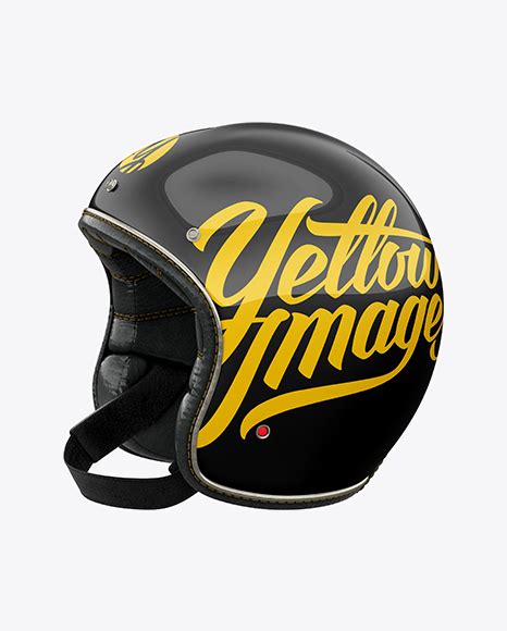 helmet mockup side view background yellowimages  psd mockup templates