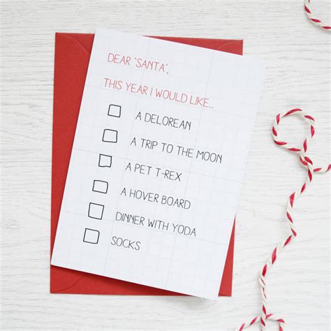 Christmas Wish List Card Packs By Newton And The Apple
