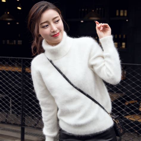 Asian Sweatergirls Beautiful Womens Sweaters Ladies Turtleneck Sweaters Fashion