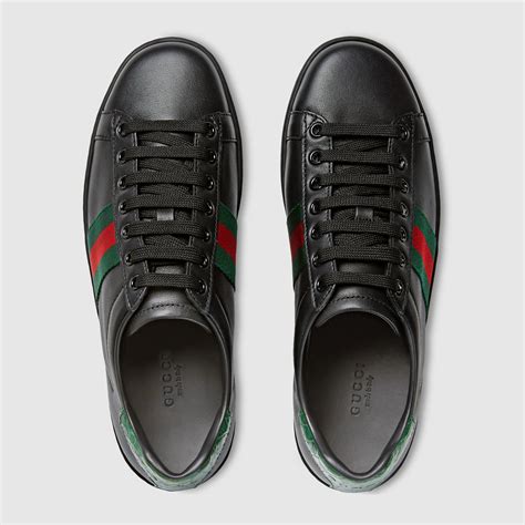Ace Leather Low Top Sneaker Gucci Womens Sneakers 387993a38301183