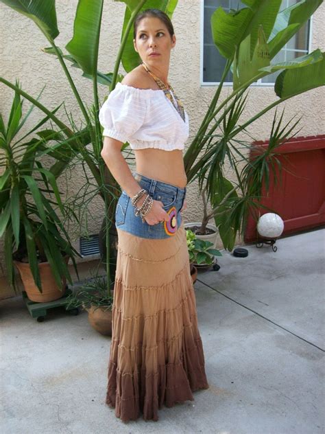 Upcycled Clothing Upcycled Skirt Maxi Skirt Urban Chic Hippie | Etsy