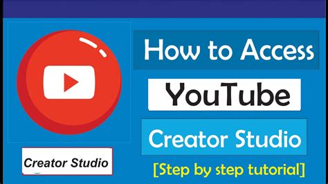 How To Access Youtube Creator Studio Youtube