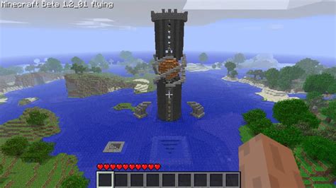 Minecraft Creations Lava Sphere Tower Download Youtube