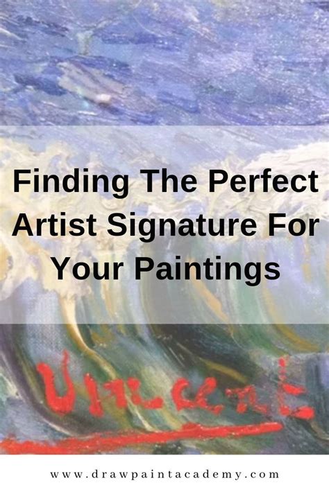 √ Artist Oil Paintings Signatures