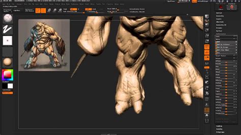 Zbrush Sculpting From Concept Youtube