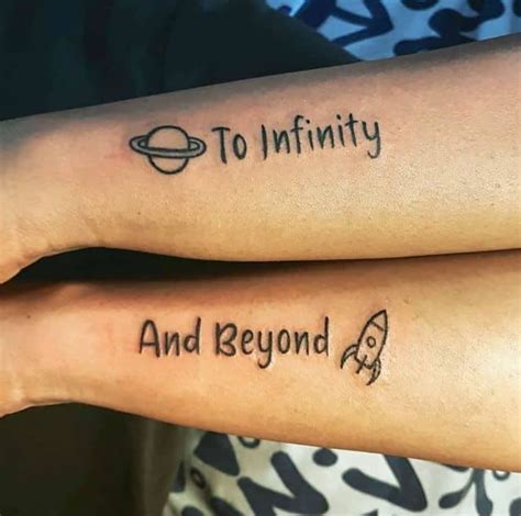 Love Forever With Our To Infinity And Beyond Tattoo