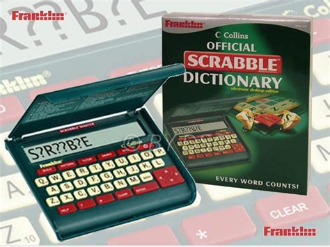 Franklin Collins Official Scrabble Dictionary Electronic Desktop