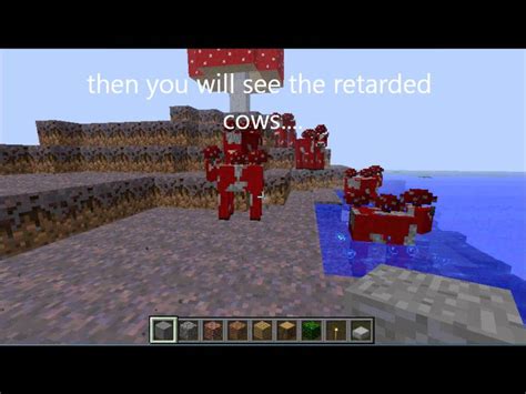How To Get Mushroom Cows On Minecraft Youtube