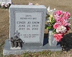 Cindy Jo McAdory Snow (1959-2012) - Find a Grave Memorial