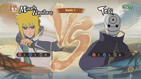 Full Power Minato Vs Tobi Naruto Shippuden Ultimate Ninja Storm 4
