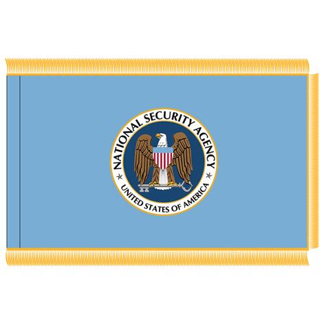 National Security Agency Fringed Flag