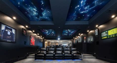 Winning Home Theater Features Star Ceiling Made With 7 Miles Of Fiber