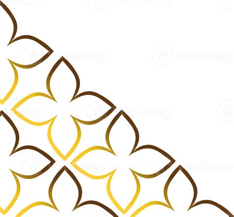 Free Luxurious Floral Gold Design Ornament 15130114 Png With
