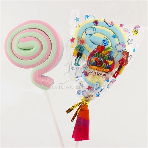 Supply Rainbow Marshmallow Lollipop Double Colors
