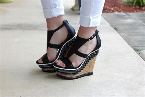 Black And White Wedges With Images Black And White Wedges White
