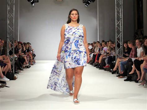 Plus Size Models Walks The Runway At London Fashion Week