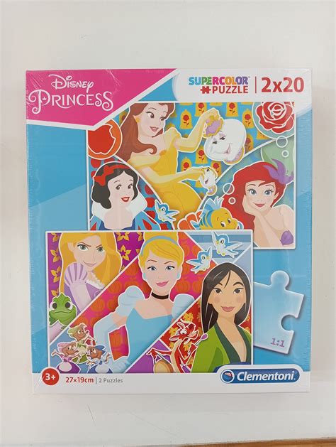 Clementoni Disney Princess Supercolour 2x20 Kidzstuffonline