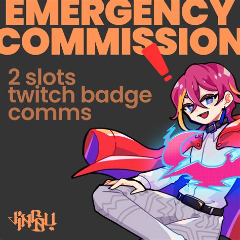 Jinrou On Twitter Opening Emergency Commissions For Twitch Badges Only 2 Slots Available Rts