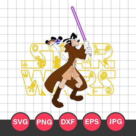 Goofy Star Wars Svg Disney Star Wars Svg Star Wars Svg Pn Inspire