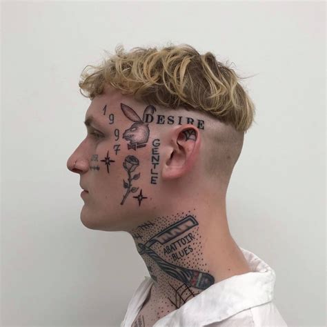 A Portrait Of Yrn0tfar And His Tattoos Kopf Tattoo Tattoo Ideas