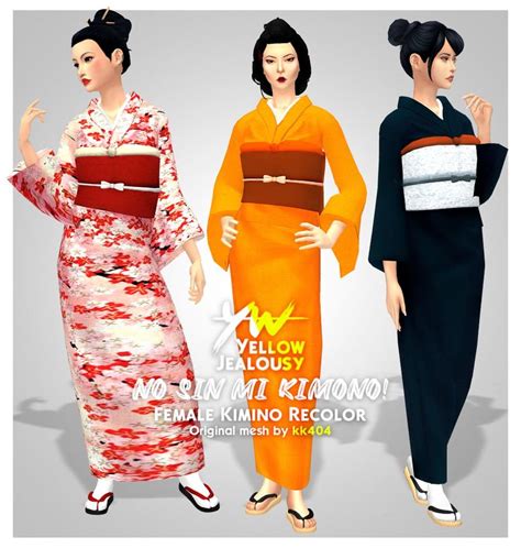 Yew No Sin Mi Kimono Part V Yellow Jealoucy Kimono Japanese