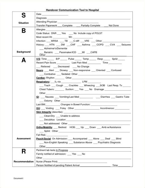 Nursing Sbar Example Resume Examples 2021 Resume Format 2021
