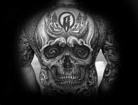 50 3d Skull Tattoo Designs For Men Cool Cranium Ink Ideas