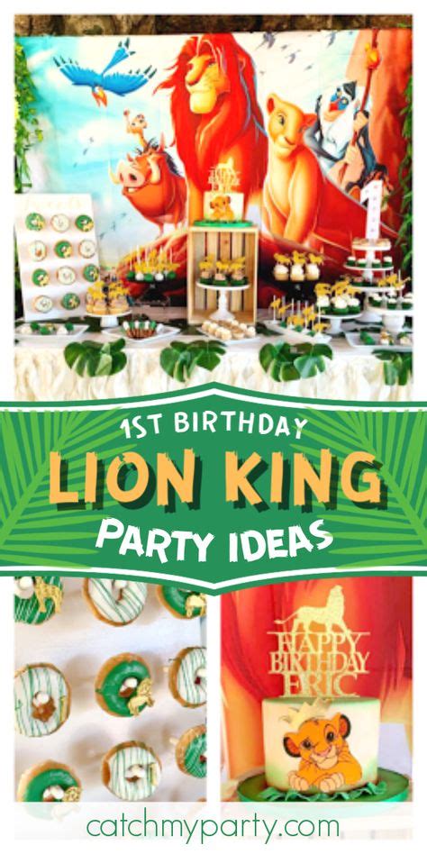 Take A Look At This Incredible Lion King 1st Birthday Party The