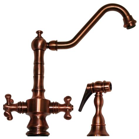 Other than that, this faucet. Whitehaus Collection Vintage III 2-Handle Standard Kitchen ...