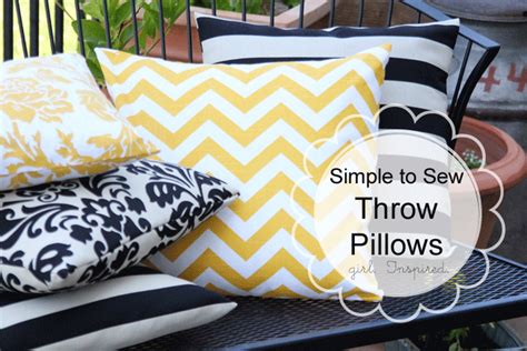 Here you may to know how to sew round pillows. How to Make a Pillow - Simple Sewing - girl. Inspired.