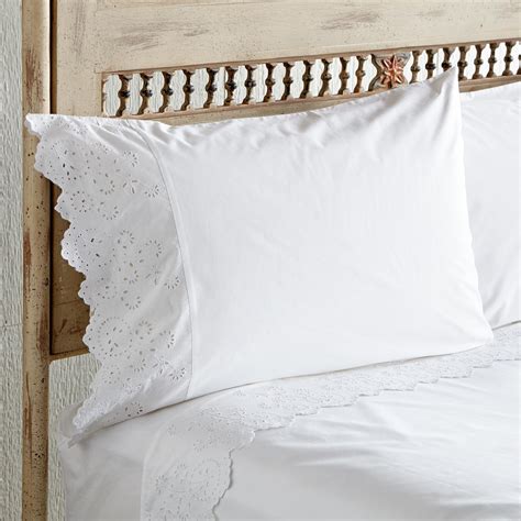 Elysian Eyelet Pillowcases Set Of 2 Always Fresh And Alluring Our